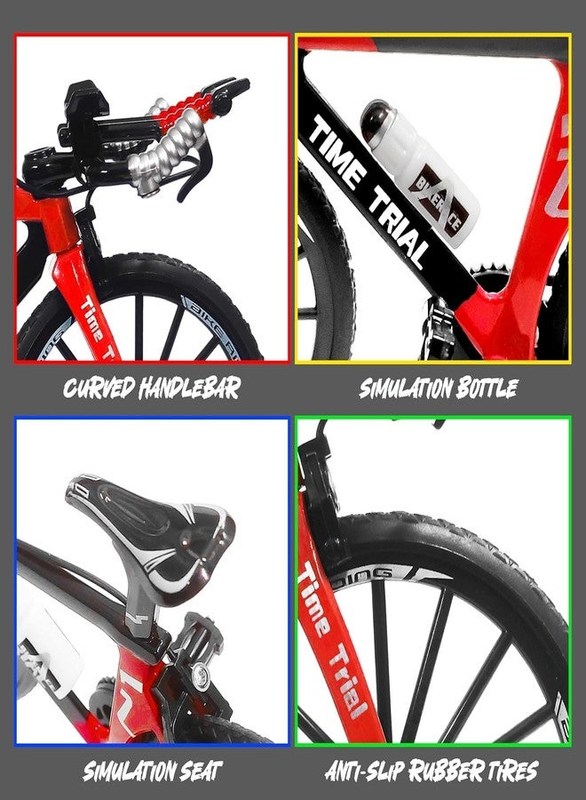 Bluebell 1:8 Scale Die Cast Racing Bicycle Toy for Kids - The Alloy Metal Off-Road Decorative Showpiece Realistic Design Bike Features Moveable and Rotating Handle, Wheels, Pedals (BRandom Color sent) - Image 5